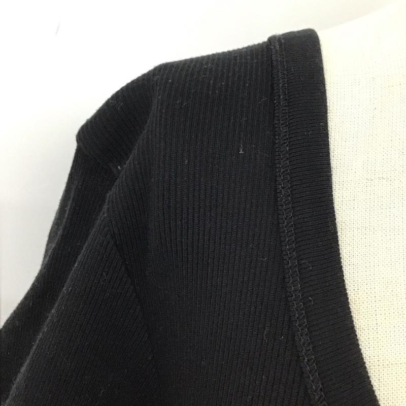 ラルフローレン RALPHLAUREN Tシャツ 半袖 KKRLKS2372 Uネック リブ L ワンポイント 黒 / ブラック / レディース USED 古着 中古 10109606
