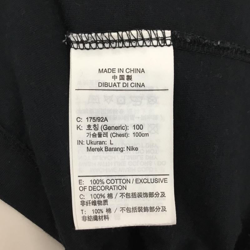 エアジョーダン AIR JORDAN Tシャツ 半袖 da9895-010 ジョーダンジャンプマンフォトS/Sクルー 半袖カットソー プリントTシャツ L プリント 黒 / ブラック / メンズ USED 古着 中古 10120687