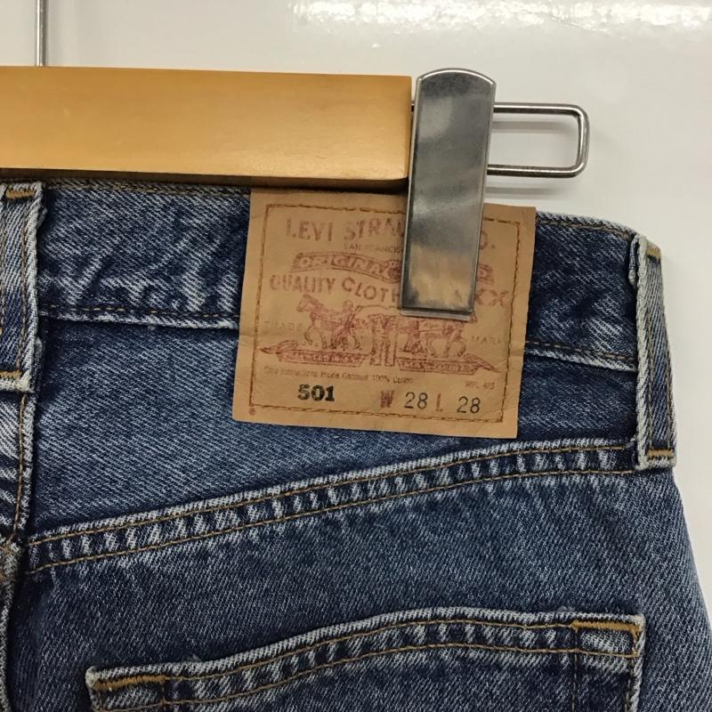 リーバイス Levi s パンツ デニム、ジーンズ 28インチ 無地 インディゴ / インディゴ /  メンズ USED 古着 中古 10128287