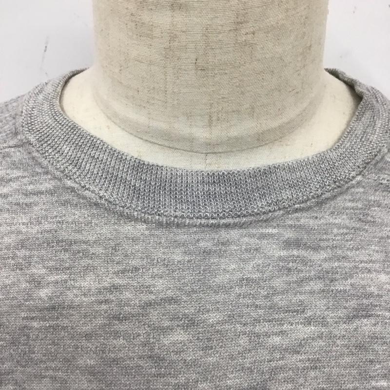 ナイキ NIKE トレーナー 長袖 S ロゴ、文字 灰 / グレー /  メンズ USED 古着 中古 10119732