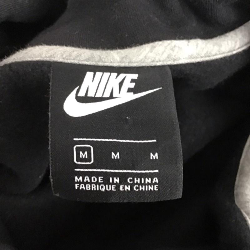ナイキ NIKE パーカー 長袖 cj4553-013 ジップパーカー 長袖パーカー スウェット M ロゴ、文字 黒 / ブラック /  メンズ USED 古着 中古 10125468