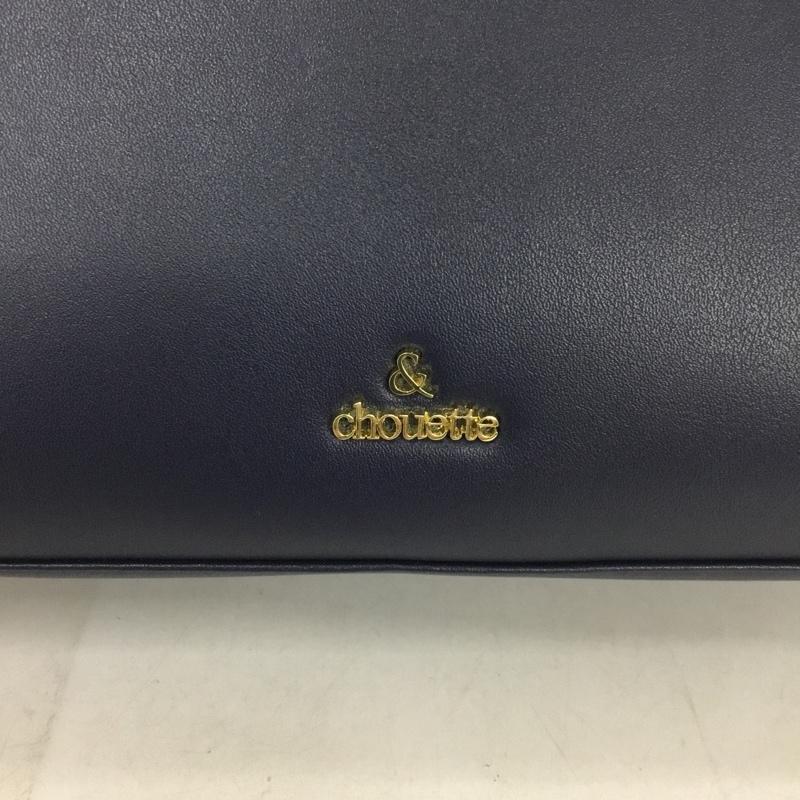 アンドシュエット & chouette トートバッグ トートバッグ 1820105761 ショルダー 2WAY ロゴ、文字 紺 / ネイビー / レディース USED 古着 中古 10136973