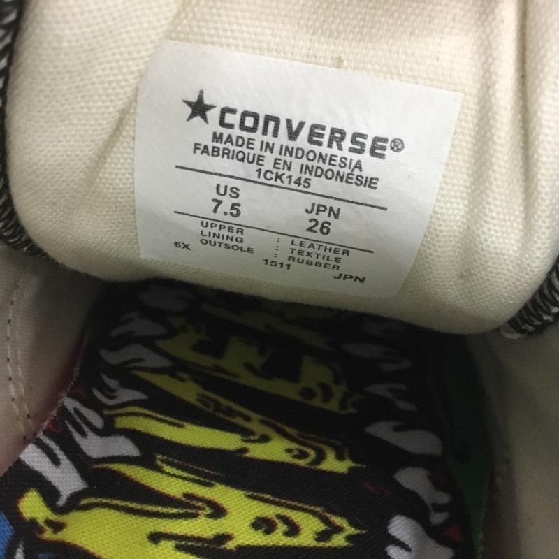 コンバース CONVERSE スニーカー スニーカー 1CK145 XLARGE 26cm 26.0cm ワンポイント 黒 / ブラック / メンズ USED 古着 中古 10138330