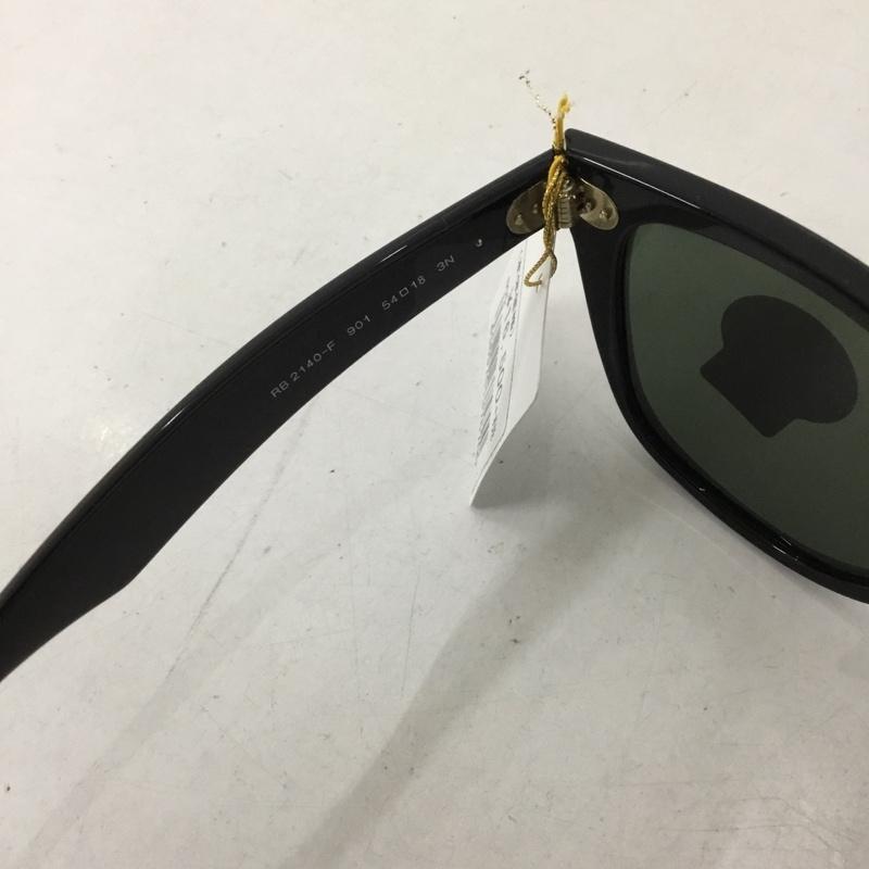 レイバン Ray-Ban めがね・サングラス サングラス RB2140-F WAYFARER カラーレンズ ケース付き ロゴ、文字 黒 / ブラック / メンズ USED 古着 中古 10129429