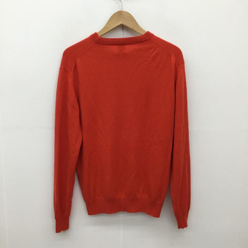 ポールスミス Paul Smith ニット、セーター 長袖 カシミヤニット PF-NR-89055 L 無地 赤 / レッド / メンズ USED 古着 中古 10136368