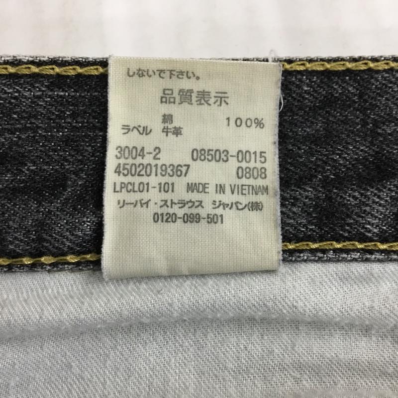 リーバイストラウスアンドコー Levi Strauss & co. パンツ デニム、ジーンズ デニムパンツ ストレートパンツ ワイドパンツ カジュアルパンツ 31インチ 無地 黒 / ブラック /  メンズ USED 古着 中古 10120468