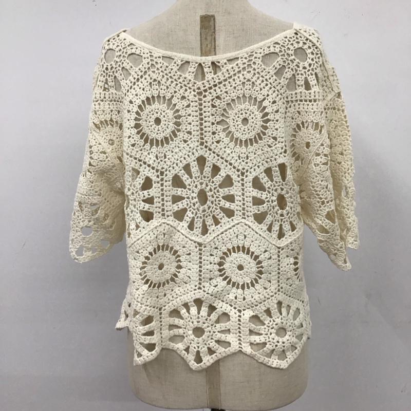 フォルクシー forksy. カットソー 半袖 FREE 無地 白 / ホワイト / レディース USED 古着 中古 10117230