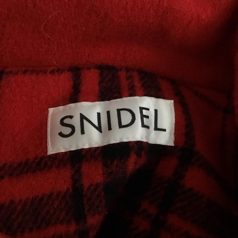 スナイデル SNIDEL コート コート一般 swfc184011 オーバーサイズダッフルコート FREE 無地 赤 / レッド / レディース USED 古着 中古 10121710