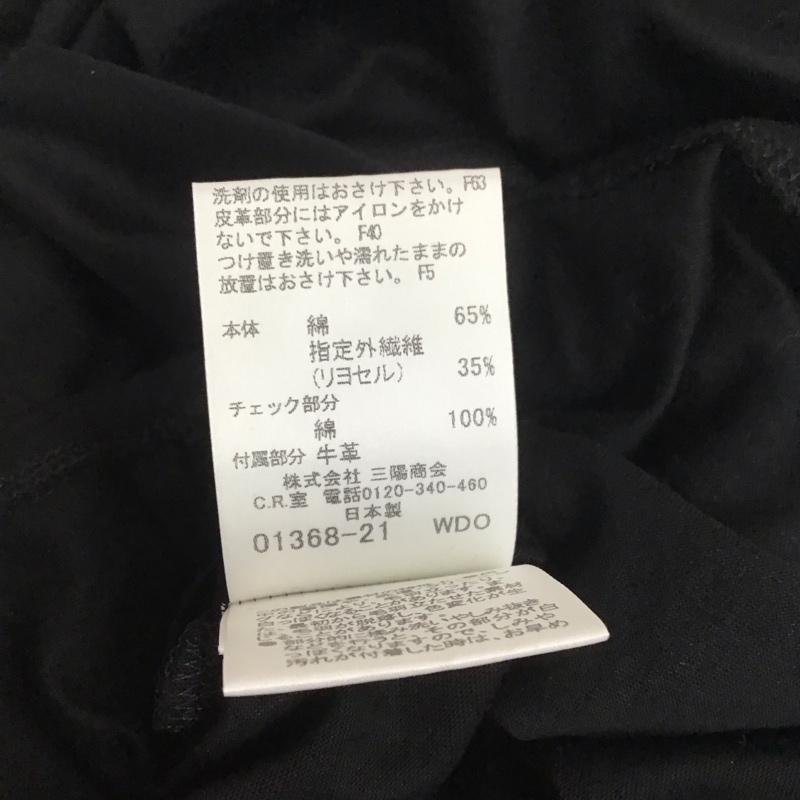 バーバリーロンドン Burberry London カットソー 長袖 長袖カットソー クルーネックカットソー ロングスリーブカットソー 2 無地 黒 / ブラック /  レディース USED 古着 中古 10112513