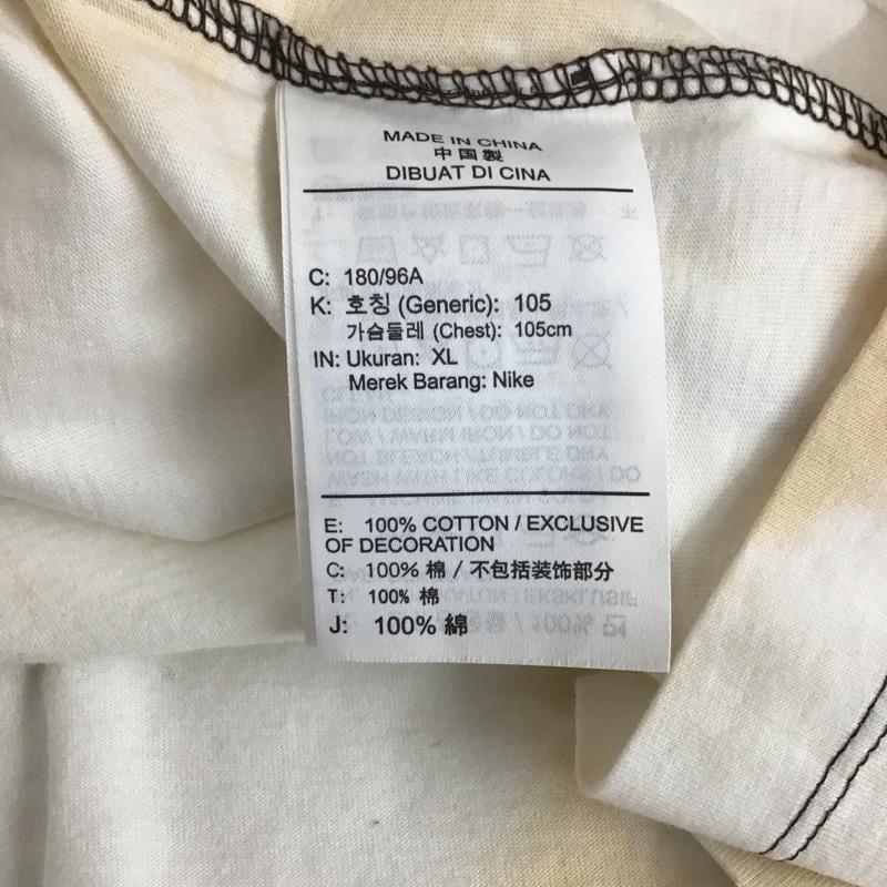 ナイキ NIKE Tシャツ 半袖 CW4318-210 M COTTON ED SS TEE スポーツウェア タグ付き XL ロゴ、文字 茶 / ブラウン / X ベージュ / ベージュ / メンズ USED 古着 中古 10114622