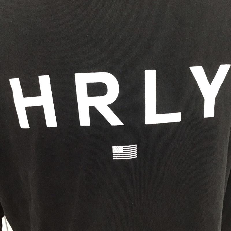 ハーレー Hurley カットソー 長袖 長袖カットソー クルーネックカットソー ロングスリーブカットソー M ロゴ、文字 黒 / ブラック /  メンズ USED 古着 中古 10110873