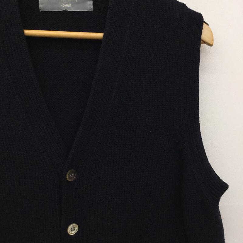 コムデギャルソンオムオム COMME des GARCONS HOMME HOMME ベスト ベスト 無地 黒 / ブラック / メンズ USED 古着 中古 10136536
