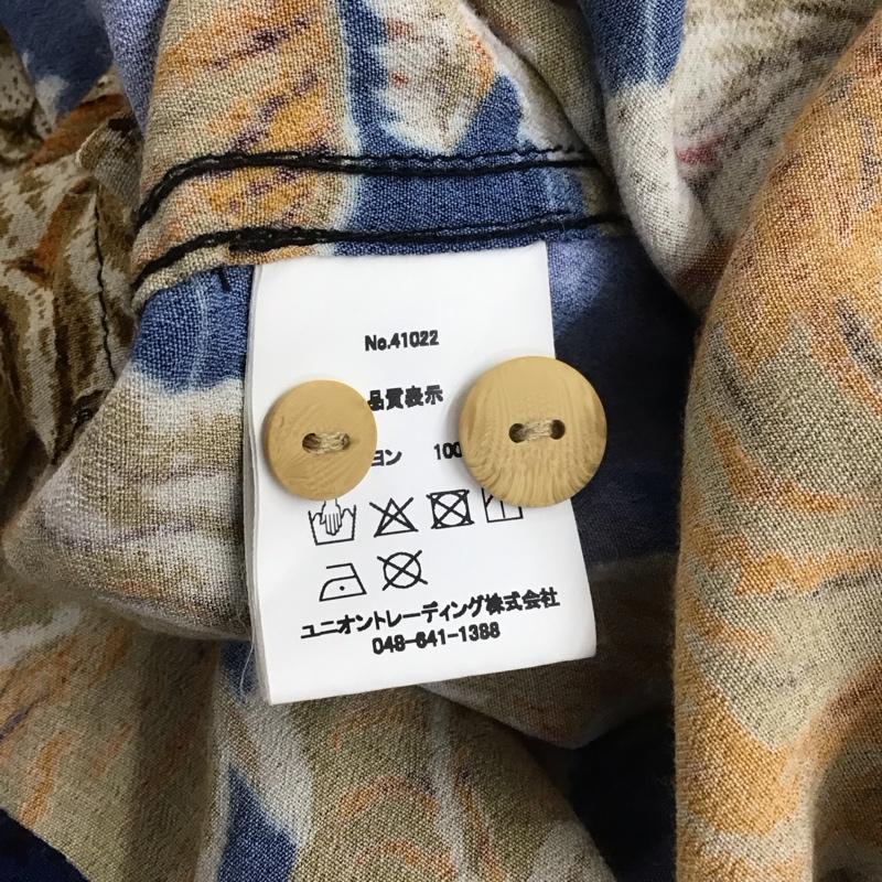 ヒューストン HOUSTON シャツ、ブラウス 半袖 半袖シャツ プリントシャツ ポケットシャツ M プリント マルチカラー / マルチカラー / メンズ USED 古着 中古 10139708