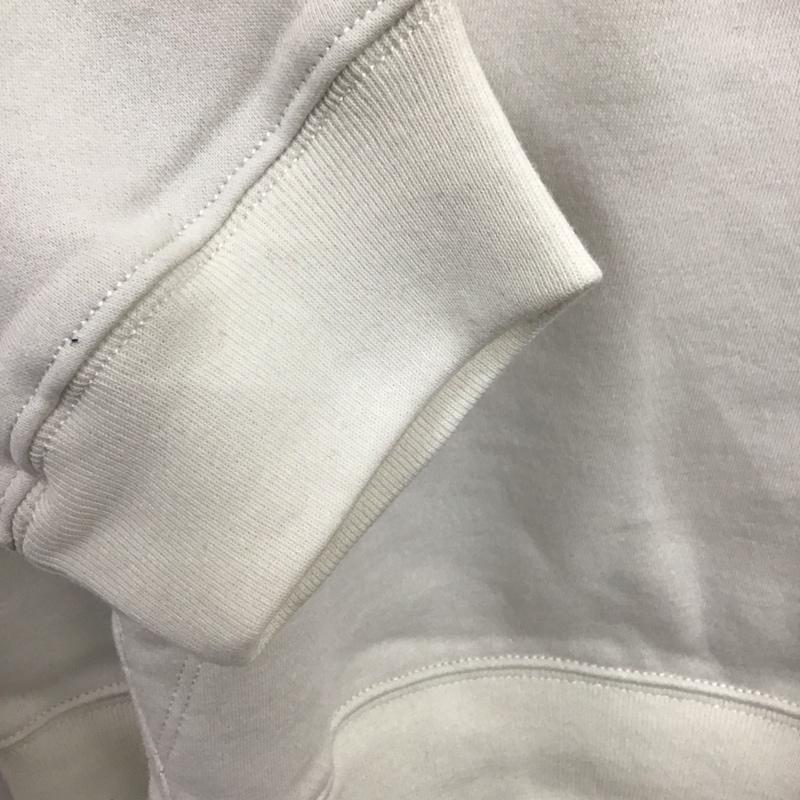ギャップ GAP パーカー 長袖 フーディ L 無地 白 / ホワイト / メンズ USED 古着 中古 10134876