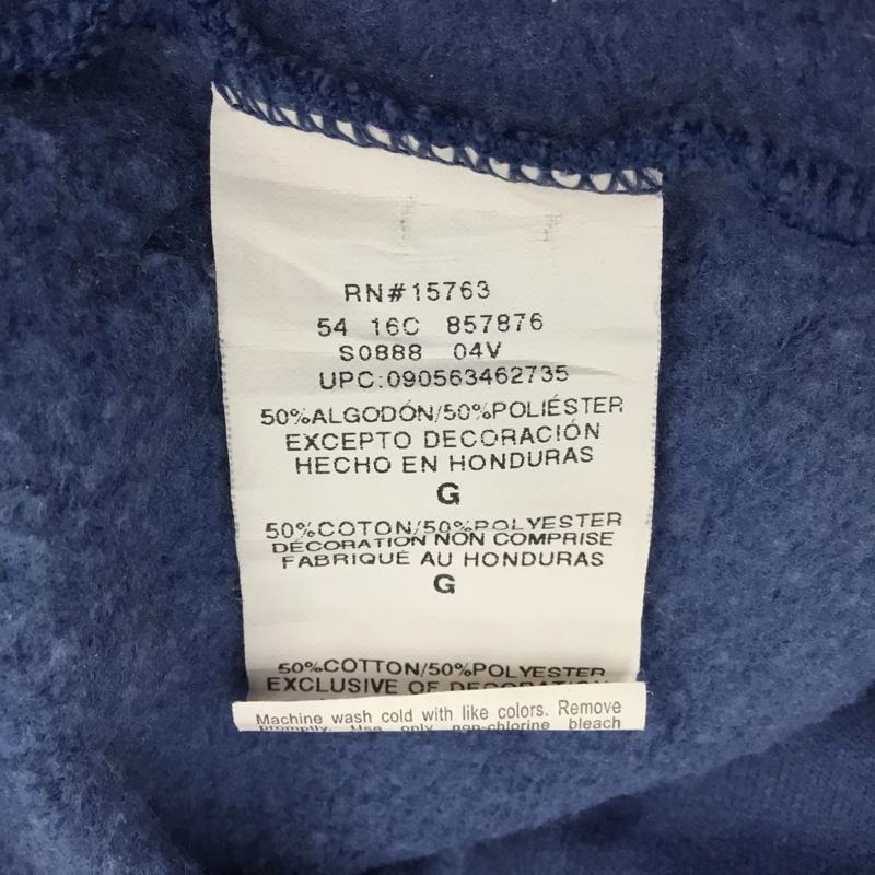 チャンピオン Champion トレーナー 長袖 s0888 POWERBLEND USAモデル 長袖スウェット トレーナー クルーネックカットソー XXL ロゴ、文字 青 / ブルー / メンズ USED 古着 中古 10106450