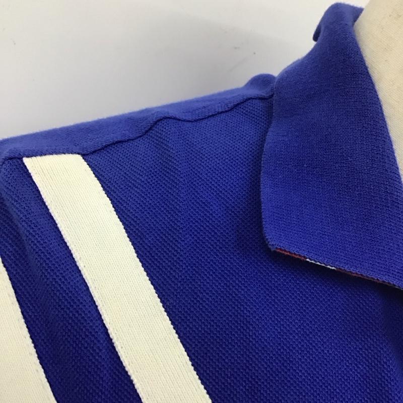 ラルフローレン ラグビー RALPH LAUREN RUGBY ポロシャツ 長袖 長袖シャツ ポロシャツ カラーシャツ 長袖カットソー S ロゴ、文字 青 / ブルー /  メンズ USED 古着 中古 10113128