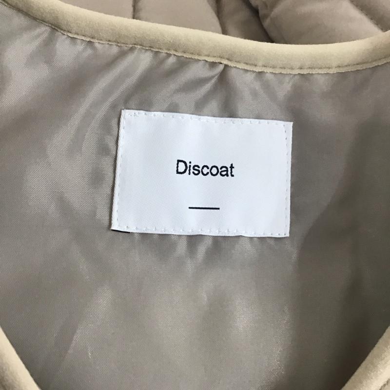 ディスコート Discoat ジャケット、上着 ジャケット、ブレザー dcz1012618a0001 コート アウター 前ボタンジャケット FREE 無地 ベージュ / ベージュ / レディース USED 古着 中古 10111887