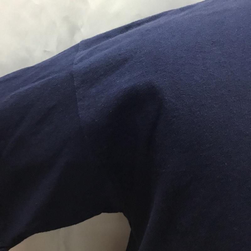 古着 USED Tシャツ 半袖 半袖カットソー プリントTシャツ クルーネックカットソー 古着 L ロゴ、文字 紺 / ネイビー /  メンズ USED 古着 中古 10108537