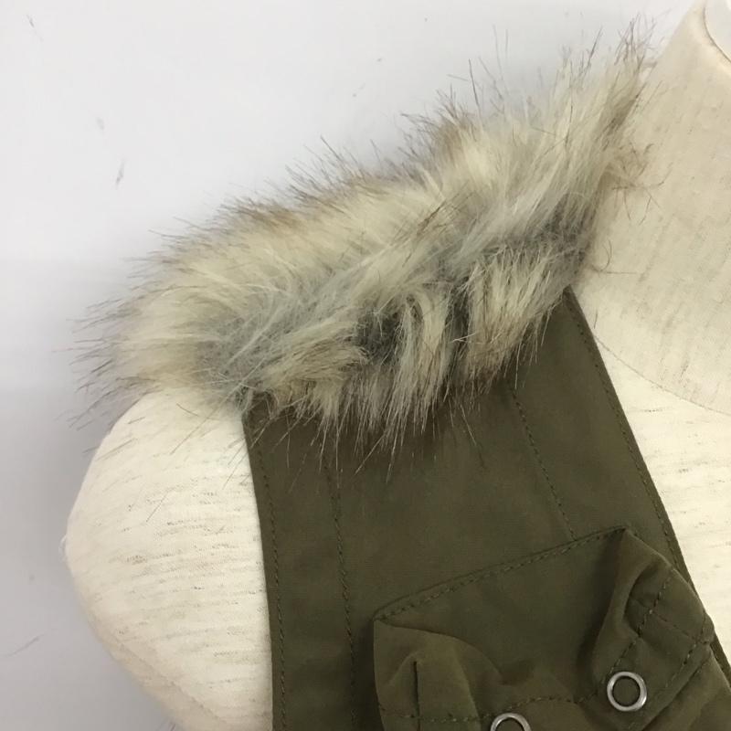 フリーダ Freada ベスト ベスト 223-3530 ミリタリーファーベスト FREE 無地 カーキ / カーキ / レディース USED 古着 中古 10126558