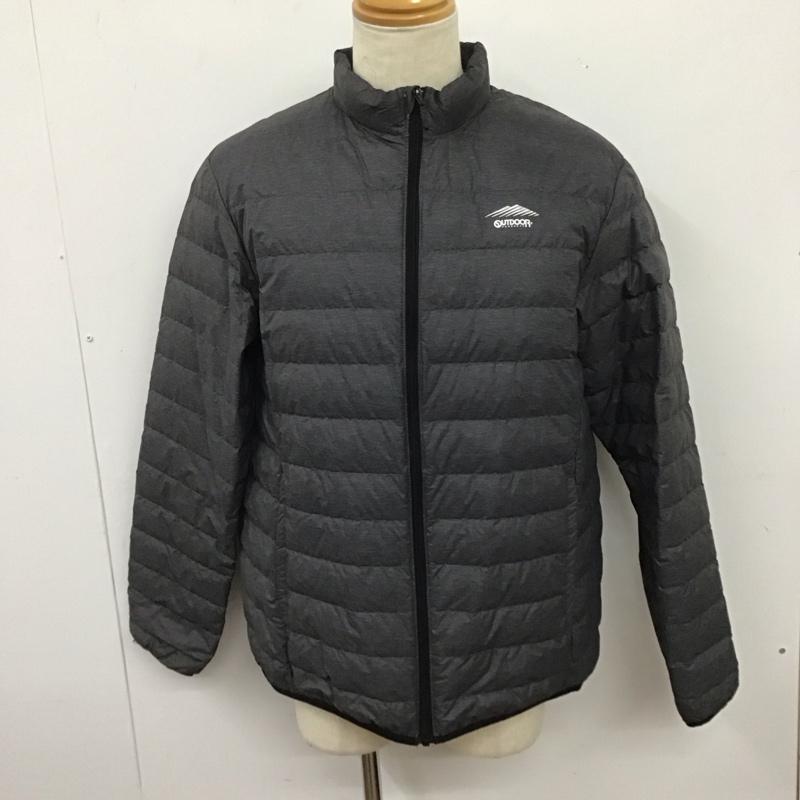 アウトドアプロダクツ OUTDOOR PRODUCTS ジャケット、上着 ジャケット、ブレザー 206218003 ダウンジャケット ジップアップジャケット アウター XXL ロゴ、文字 灰 / グレー / メンズ USED 古着 中古 10126251