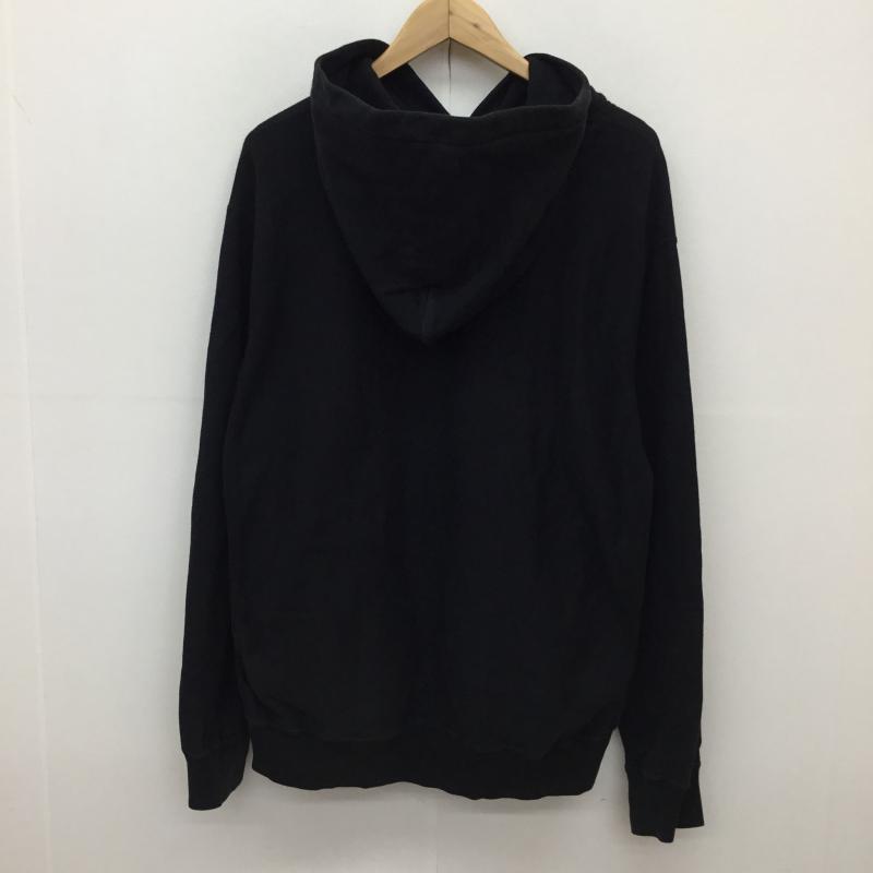 アベイシングエイプ A BATHING APE パーカー 長袖 L ロゴ、文字 黒 / ブラック / メンズ USED 古着 中古 10137306