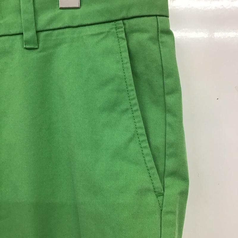 トミーヒルフィガー TOMMY HILFIGER パンツ チノパン チノパン カジュアルパンツ ワイドパンツ ストレートパンツ 32インチ 無地 緑 / グリーン /  メンズ USED 古着 中古 10124037