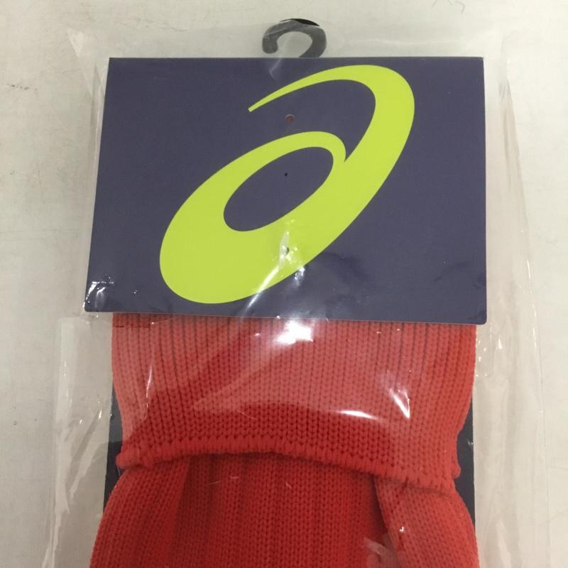 アシックス ASICS ファッション小物 ファッション小物 XSS096 ストッキング ジュニア サッカー 26cm ロゴ、文字 赤 / レッド / ボーイズ USED 古着 中古 10132175