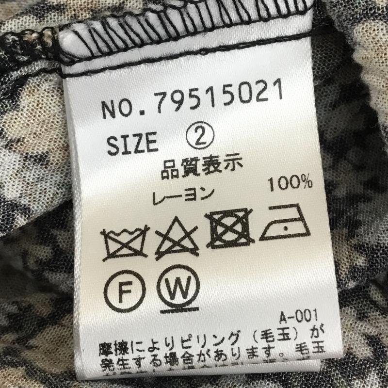 ココ ディール COCO DEAL ワンピース ロングスカート 2 花柄 黒 / ブラック / レディース USED 古着 中古 10134733