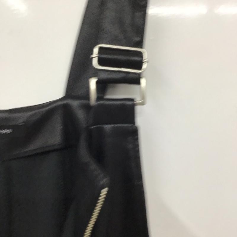 ジーナシス JEANASIS サロペット・オーバーオール サロペット、オーバーオール JS071500TS フロントZIPレザーサロペット フェイクレザー FREE 無地 黒 / ブラック / レディース USED 古着 中古 10130451