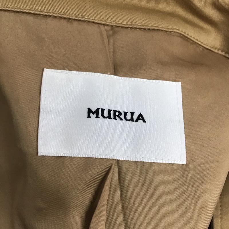 ムルーア MURUA コート トレンチコート 012110000301-01 クロップドショートトレンチコート FREE 無地 ベージュ / ベージュ / レディース USED 古着 中古 10120383