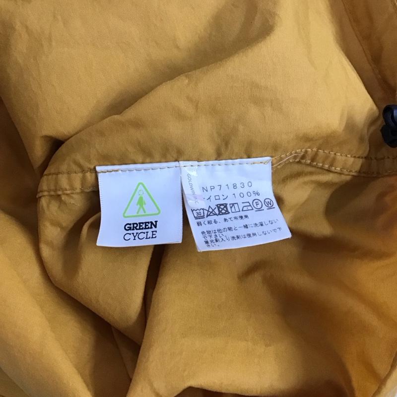 ザノースフェイス THE NORTH FACE ジャケット、上着 ジャンパー、ブルゾン np71830 COMPACTJACKET ジップアップジャケット アウター M ロゴ、文字 紫 / パープル / X 黄 / イエロー / メンズ USED 古着 中古 10145012