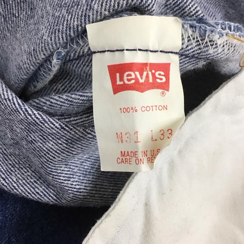 リーバイストラウスアンドコー Levi Strauss & co. パンツ デニム、ジーンズ 31インチ 無地 インディゴ / インディゴ /  メンズ USED 古着 中古 10124039
