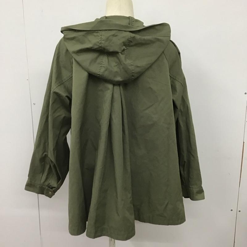 ニコアンド niko and... ジャケット、上着 ジャケット、ブレザー M 無地 カーキ / カーキ / レディース USED 古着 中古 10128453