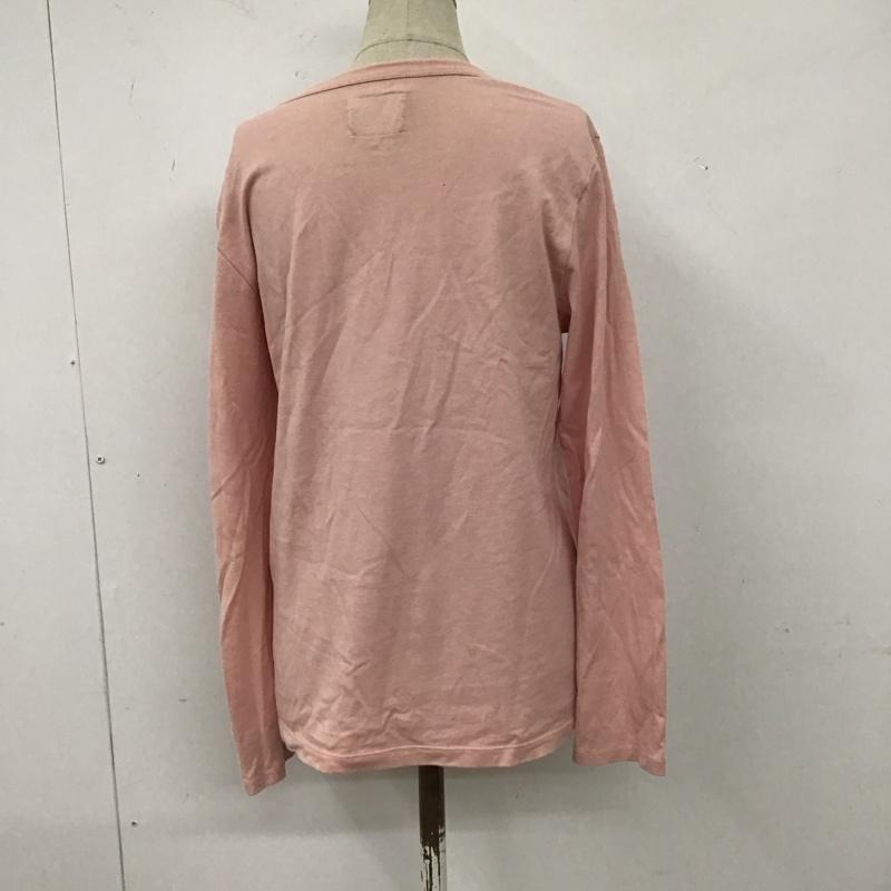ピンクハウス PINK HOUSE カットソー 長袖 長袖カットソー クルーネックカットソー ロングスリーブカットソー プリントTシャツ L ロゴ、文字 桃 / ピンク / レディース USED 古着 中古 10117319
