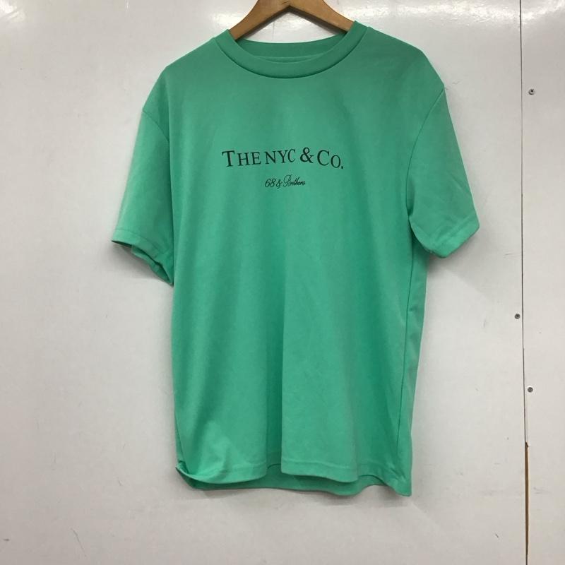シックスティエイトアンドブラザーズ 68&brothers Tシャツ 半袖 半袖カットソー プリントTシャツ クルーネックカットソー ロゴ、文字 緑 / グリーン / メンズ USED 古着 中古 10139595