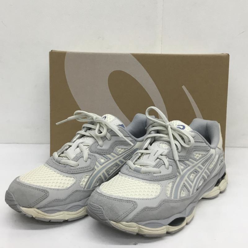 アシックス ASICS スニーカー スニーカー 1203A372-600 GEL-NYC 26.5cm ロゴ、文字 灰 / グレー / X オフホワイト / オフホワイト / メンズ USED 古着 中古 10118272