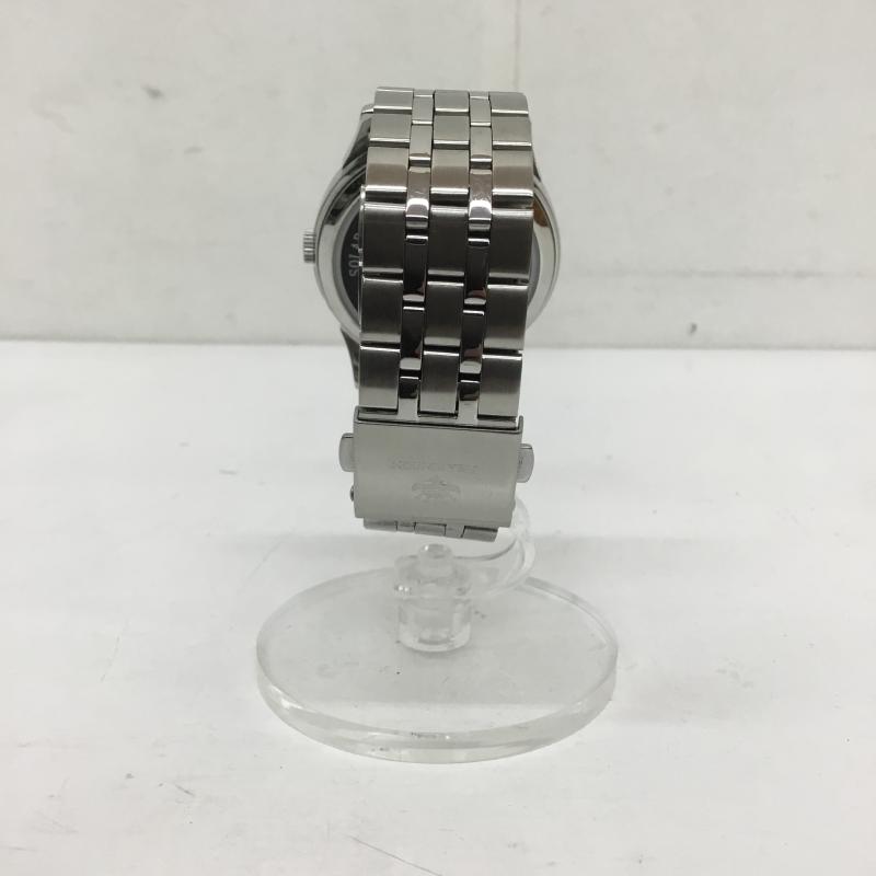 ジョンハリソン J.HARRISON 腕時計 アナログ(自動巻き) JH-082A 日本製ソーラー光発電+電波受信 銀 / シルバー / メンズ USED 古着 中古 10131955