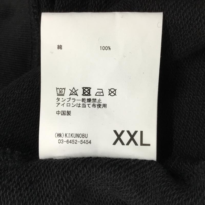 シェイシェイシーオーエルティディ shei shei co LTD トレーナー 長袖 長袖トレーナー スウェット クルーネック リブスウェットカットソー XXL ロゴ、文字 黒 / ブラック / メンズ USED 古着 中古 10121645