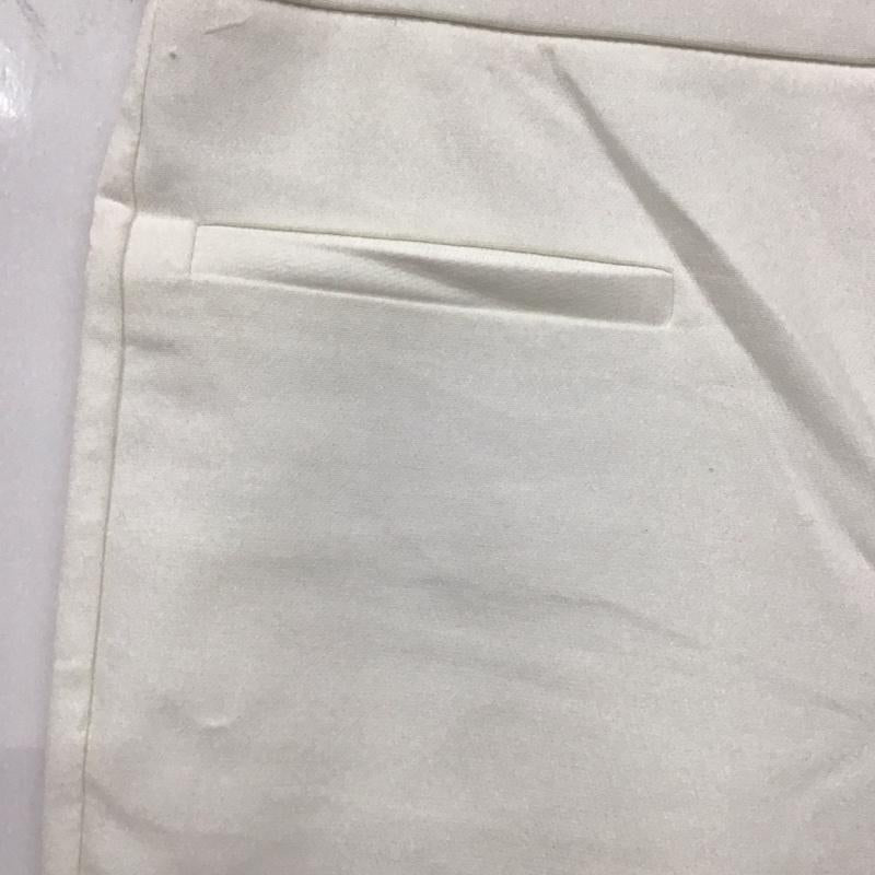 ザラ ZARA パンツ スラックス スリムパンツ ストレッチパンツ カジュアルパンツ S 無地 白 / ホワイト / レディース USED 古着 中古 10129531