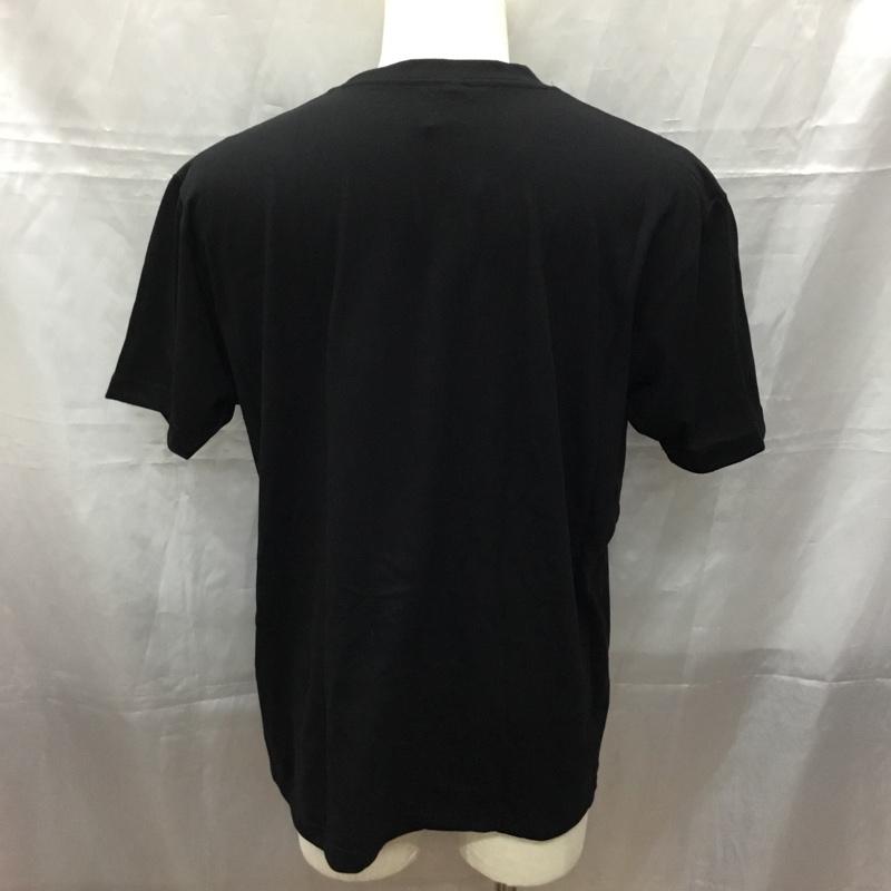 ディーシーシューズ DC SHOES Tシャツ 半袖 半袖カットソー プリントTシャツ クルーネックカットソー L ロゴ、文字 黒 / ブラック / メンズ USED 古着 中古 10111284