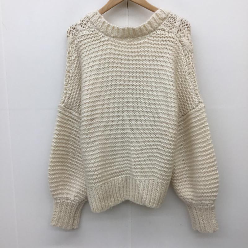 フリークスストア FREAK S STORE カーディガン 長袖 FREE 白 / ホワイト / レディース USED 古着 中古 10139798