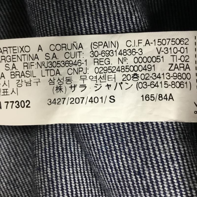 ザラ ZARA ジャケット、上着 ジャケット、ブレザー S 無地 インディゴ / インディゴ / レディース USED 古着 中古 10137769