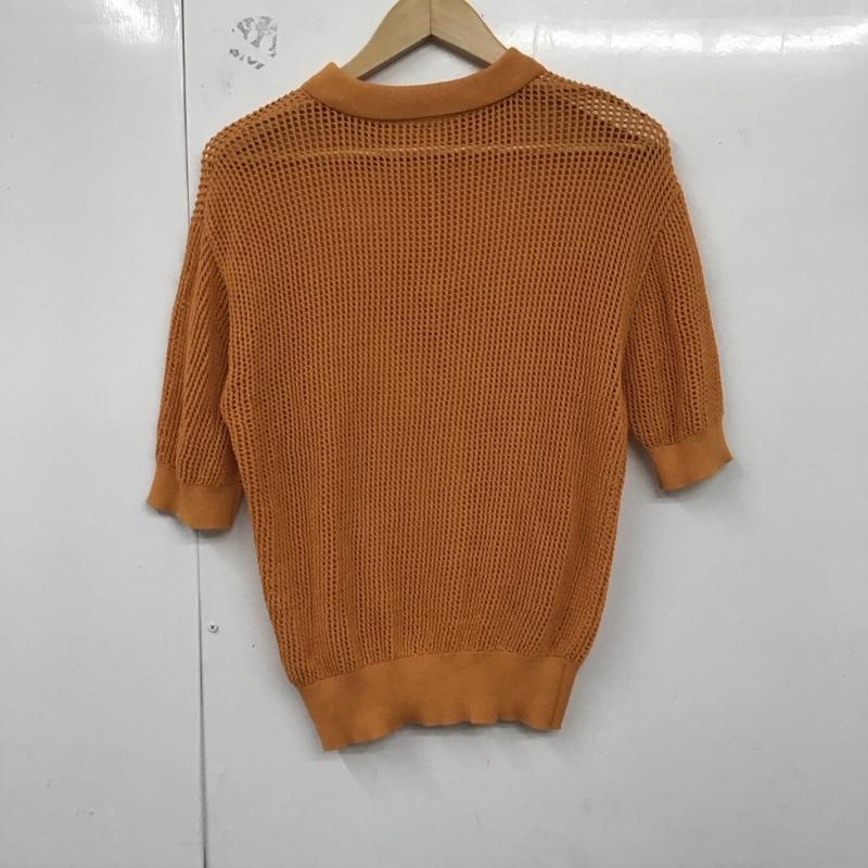 ローリーズファーム LOWRYS FARM ニット、セーター 半袖 FREE 無地 橙 / オレンジ / レディース USED 古着 中古 10129835