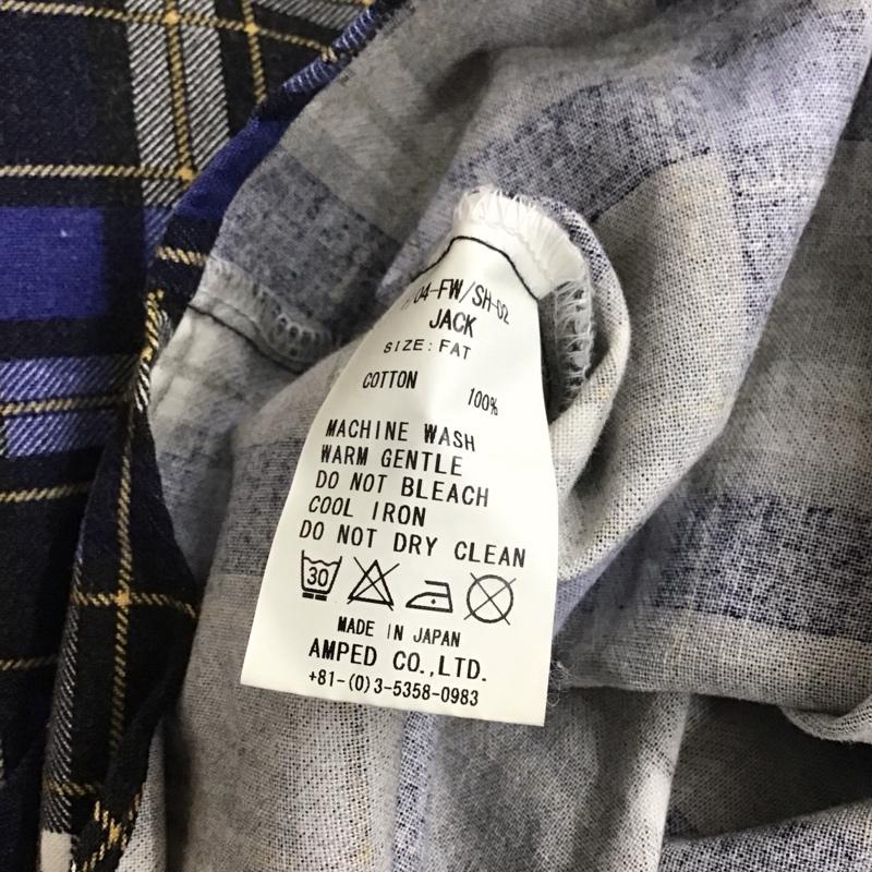エフエイティー FAT シャツ、ブラウス 長袖 F/04-FW/SH-02 ネルシャツ チェックシャツ 長袖シャツ カジュアルシャツ チェック マルチカラー / マルチカラー / メンズ USED 古着 中古 10109858