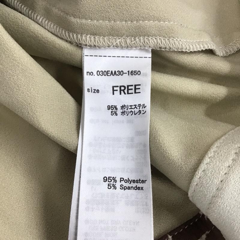 スライ SLY シャツ、ブラウス 七分袖 030eaa30-1650 COW VEGAN SUEDE SHORT シャツ FREE 総柄 マルチカラー / マルチカラー / レディース USED 古着 中古 10119884