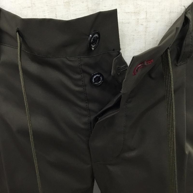 ウノピゥウノウグァーレトレ 1 piu 1 uguale 3 ボトムス ボトムス MRP219 シャカシャカパンツ テーパードパンツ 6 無地 茶 / ブラウン / メンズ USED 古着 中古 10119845