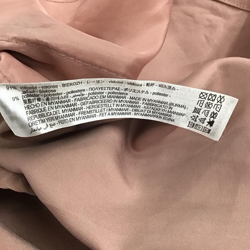 ザラ ZARA ジャケット、上着 ジャケット、ブレザー 7102 224 646 シャツジャケット ロング丈 S 無地 桃 / ピンク / レディース USED 古着 中古 10139236