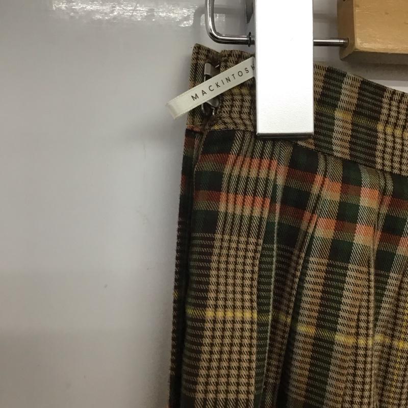 マッキントッシュフィロソフィー MACKINTOSH PHILOSOPH スカート ロングスカート H9S68-241-58 プリーツスカート 1 チェック マルチカラー / マルチカラー / レディース USED 古着 中古 10138567
