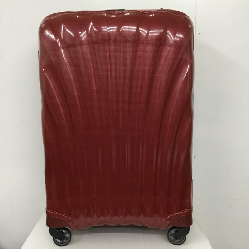 サムソナイト Samsonite スーツケース、トランク スーツケース、トランク 73351 コスモライト COSMOLITE 94L 箱有 ロゴ、文字 赤 / レッド / メンズ USED 古着 中古 10128356