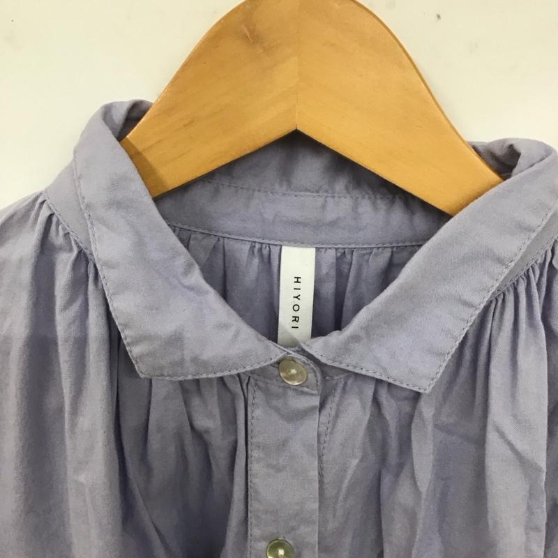 ひより HIYORI ワンピース ロングスカート シャツワンピース FREE 無地 水色 / ライトブルー / レディース USED 古着 中古 10128914